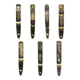 Enfeite Decorativo Máscara Carranca Coruja Parede 7pcs 1m