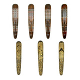 Enfeite Decorativo Máscara Carranca Decoração Parede 7pcs 1m