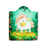 Enfeite Decorativo Quadro Unicornio