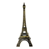 Enfeite Miniatura Torre Eiffel Metal Paris Decoração 18 Cm