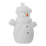Enfeite Natal Boneco De Neve Led Floquinho C pilha Taschibra