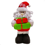 Enfeite Natal Boneco Papai Noel boneco De Neve Em Pé 52cm