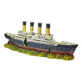 Enfeite Para Aquário Titanic Grande