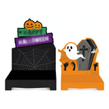 Enfeite Suporte Para Doces Scary Night Halloween 2 Unid