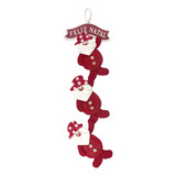 Enfeites P Árvore Bonecos De Natal Pendente Papai Noel 52cm
