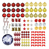 Enfeites Para Árvores De Natal Rm Enfeites Pendentes Decoração Natal Para Árvore Enfeites Bolinha Pisca Pisca Led De 30cm X 16cm X 22cm Por Kit De 125 U Multicolor