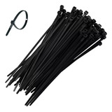 Enforca Gato Abraçadeira Nylon 3 6 X 400 Mm 40 Cm 100 Un Cor Preto