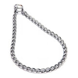 Enforcador Elo Chato Colar Para Cachorros Coleira 3 0mmx60cm