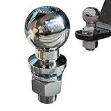 Engate De Reboque De Cabeça Esférica Bola De Reboque De Montagem De Engate Cromado Bola De Reboque De Montagem De Engate Cromado De Aço Inoxidável Para SUVs Picapes Puchen