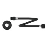 Engate Flexível Pvc 40cm Preto Fosco Mxf 1 2 Censi