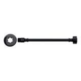 Engate Flexível Pvc Preto 40cm 251937 Blukit