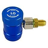 Engate Rápido Baixa Pressão -Low- Hiatsu QCH-L 1-4- X 5-16- Para Fluido R134a Com Adaptador- Válvula De Segurança- Rosca Em Latão- Ferramenta Profissional HVAC-R Ar Condicionado Split Refrigeração