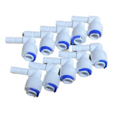 Engate Rápido Conector Cotovelo Bebedouro 1 4 Com 10 Unid