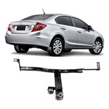 Engate Reboque Rabicho 500kg Fixo Honda Civic 2012 2013 2014