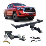 Engate Reboque Removível Hilux 2019 2020 2021 2022 2023 2024