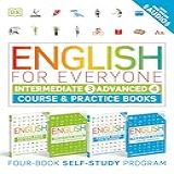 English For Everyone Intermediate And Advanced Box Set Course And Practice Books Four Book Self Study Program