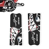 ENLEE Um Par De Adesivos De Mountain Bike- Protetor De Quadro De Bicicleta Para Pedaleiras De Bicicleta-guidão De Bicicleta -para Pedaleira-preto-