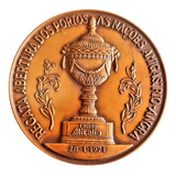 Enorme Medalha Bronze Regata Alitalia 1971