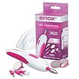 Enox Kit Elétrico Manicure Branco E Rosa