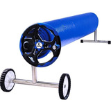 Enrolador De Capa Térmica Crostec Para Piscinas 25 X 7 M