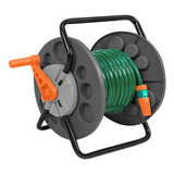 Enrolador Fixo Mangueira Suporte Jardim Até 55m Tramontina
