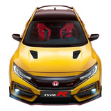 Entrada De Ar Falsa Fake Adesivo Fibra Carbono Capo Tuning