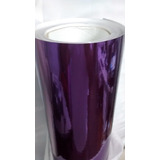 Envelopamento Vinl Cromo Adesivo Roxo Cromado 1m X 1 52m
