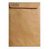 Envelope A4 Pardo Kraft Natural 24x34cm 100un 90gr