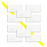 Envelope C Janela Branco Ofício 114x229 75 Gr Kit 1000