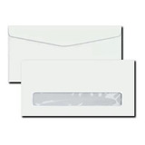 Envelope Carta 11 4x22 9 Cm Branco Com Janela 75g C 1000 Un
