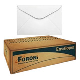Envelope Carta 114x162mm Branco Off Set 75g 100 Un - Foroni
