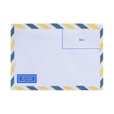 Envelope Carta Aérea Medida Comercial 11,4cmx16,2cm 1,000und