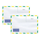 Envelope Carta Aereo Branco