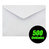 Envelope Carta Branco Correio Liso 10x15 Cm 500 Und Cor Branco Nome Do Desenho Liso