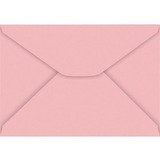 Envelope Carta Colorido 114x162mm Rosa Claro