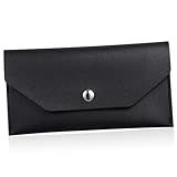 Envelope De Dinheiro Em Couro Embreagem De Carteira Bolsas De Envelope Para Carteira Feminina Carteira De Mulher Embreagem Longa Feminina Carteiras De Couro Para Pu Grampo Mulheres