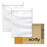 Envelope Meio A4 Saco Branco Sof 25 17 6x25cm Cx C 500