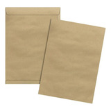 Envelope Pardo Kraft 24x34cm Folha A4 80gr Caixa C 200 Und