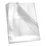 Envelope Plástico Grosso 4 Furos Pasta Catalogo 25 Unidades