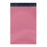 Envelope Plástico Segurança Rosa Lacre Sedex 26x36 100 Unid 