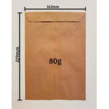 Envelope Saco Kraft Natural Scrity 162x229