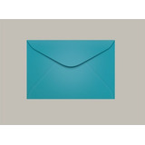 Envelope Visita Color Plus Azul Turque C 100 72x108mm Scrity