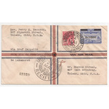 Envelope Zeppelin 1930 Brasil Estados Unidos