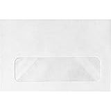 Envelopes De Janela 6 3 4 3 5 8 X 6 1 2 10 8 Kg Branco Brilhante 50 Qtd