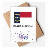 Envelopes Em Branco Para Cartões Comemorativos Norte Americanos Com Contorno Da Bandeira Do Estado Norte
