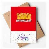 Envelopes Em Branco Para Cartões De Boas Vindas Da Nação Forte Do Dia Nacional