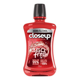 Enxaguante Bucal Closeup Antisséptico Bucal Proteção 360 Fresh Red Hot 250 Ml