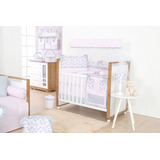 Enxoval Completo Para Quarto Do Bebê Doçura Rosa