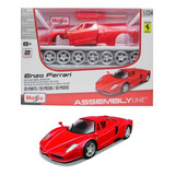 Enzo Ferrari Kit Em Metal P Montar 1 24 Maisto