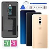 Eonpam Tampa Traseira De Vidro Para Substituição Da Carcaça Traseira Oneplus 7pro Com Lente Da Câmera Kit De Ferramentas De Reparo Vidro Traseiro Genuíno Dourado 